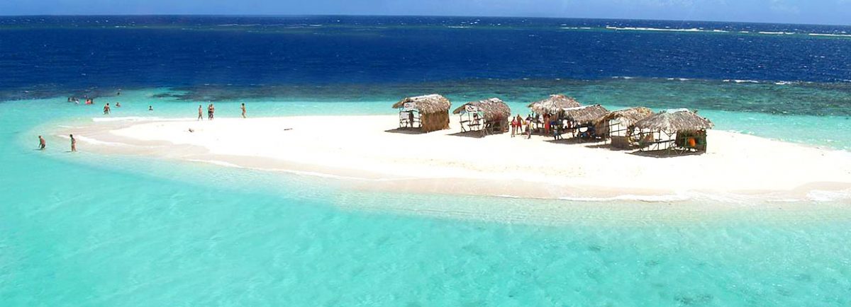 Cayo Arena známy tiež ako Cayo Paraíso v Punta Rucia